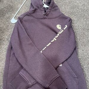 Carhartt Plum Hoodie with Logo